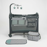 Pack and Play Change 'N Carry Playard with Portable Changing Station, Manor — Studio Shot