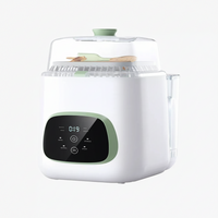 Baby Bottle Sterilizer Designed for All-in-One Cleaning, Steam Sterilization, Dual-Layer Drying, 22,000Pa Pressure